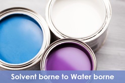 工业应用中溶剂型涂料向水性涂料的转变